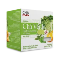 cha verde hortelã e limão