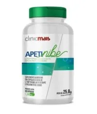 Apetinibe - L-Triptofano + Batata pó + Cromo (430mg) 60 Cápsulas - Chá Mais